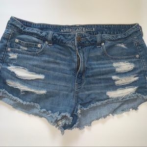 American Eagle Distressed Jean Shorts